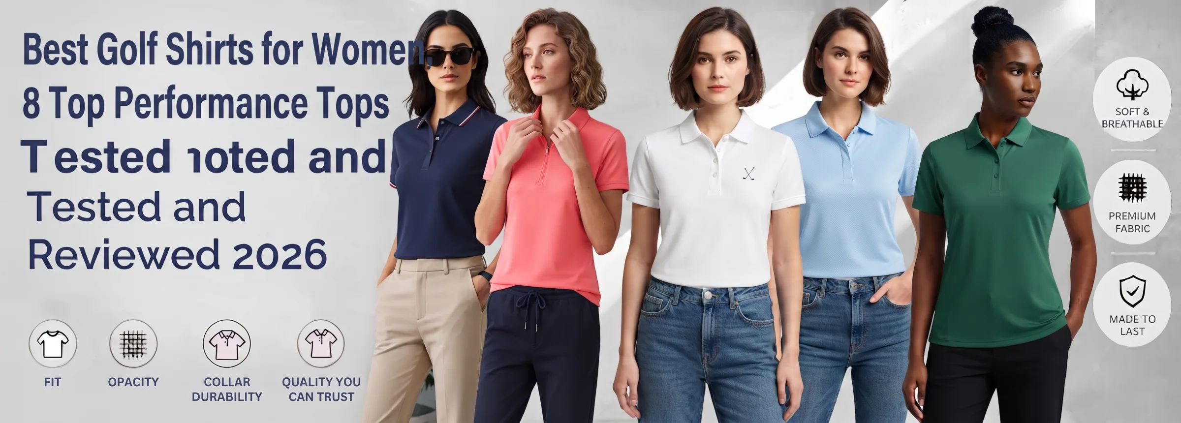 Best Golf Shirts for Women, 8 Top Performance Tops Tested and Reviewed 2026