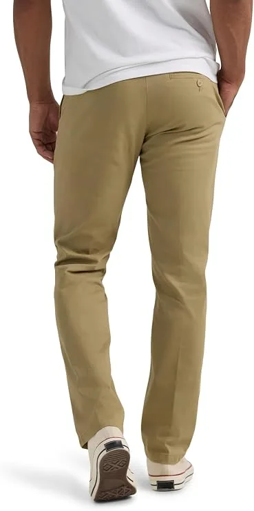 Lee Men's Extreme Motion Flat Front Slim Straight Pant