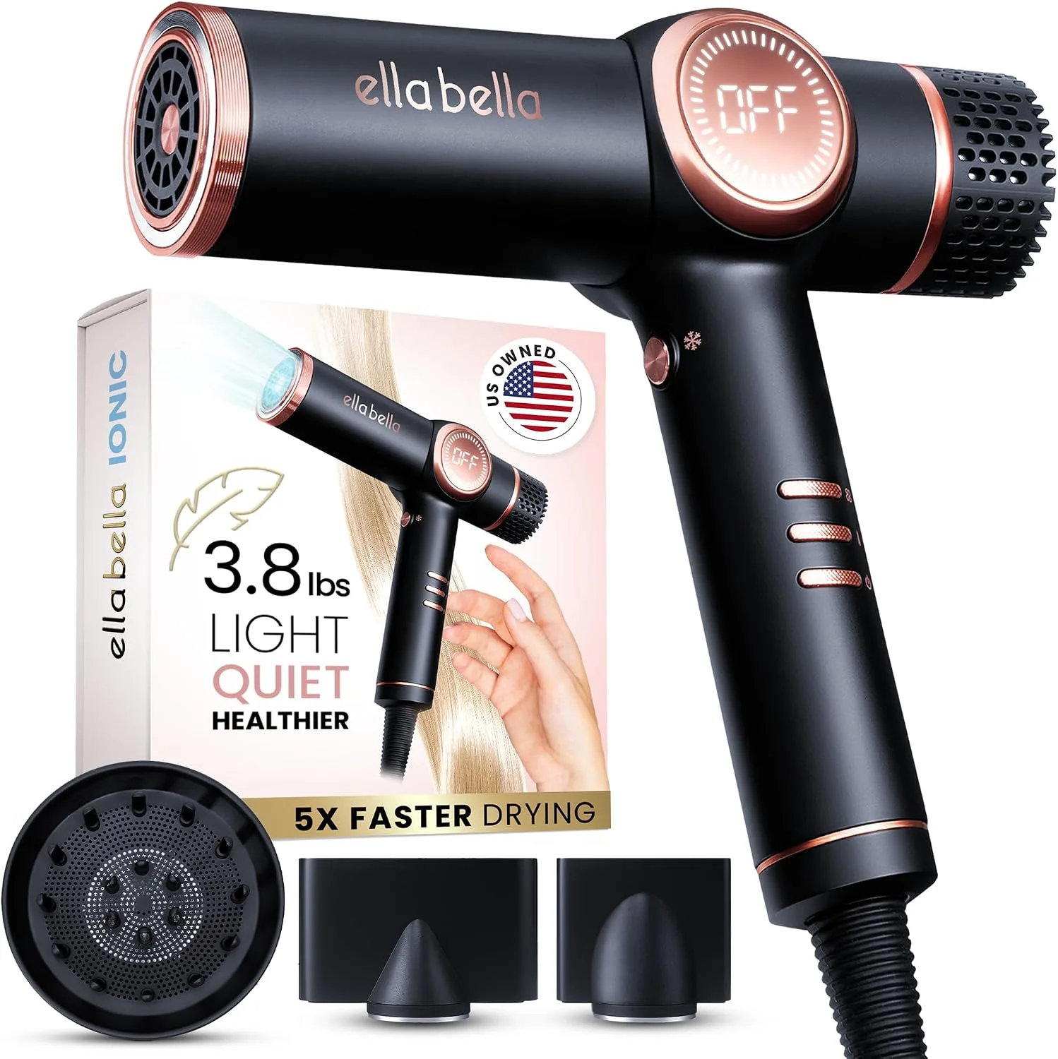 ELLA BELLA Ionic Hair Dryer