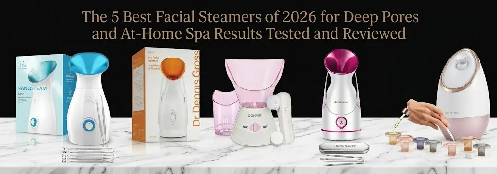 The 5 Best Facial Steamers of 2026 for Deep Pores and At-Home Spa Results Tested and Reviewed