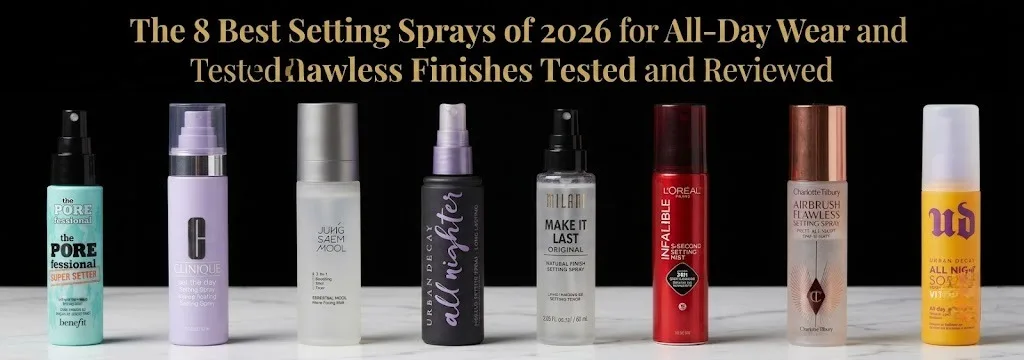 The 8 Best Setting Sprays of 2026 for All-Day Wear and Flawless Finishes Tested and Reviewed