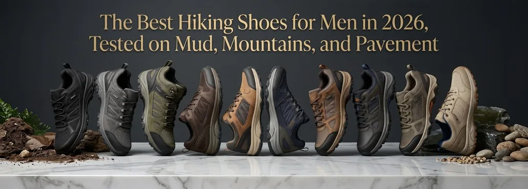 The Best Hiking Shoes for Men in 2026, Tested on Mud, Mountains, and Pavement