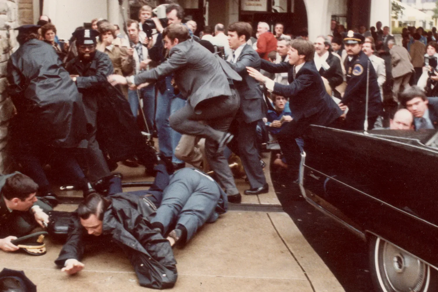 The Washington Hilton Hotel in Washington DC on March 30, 1981.