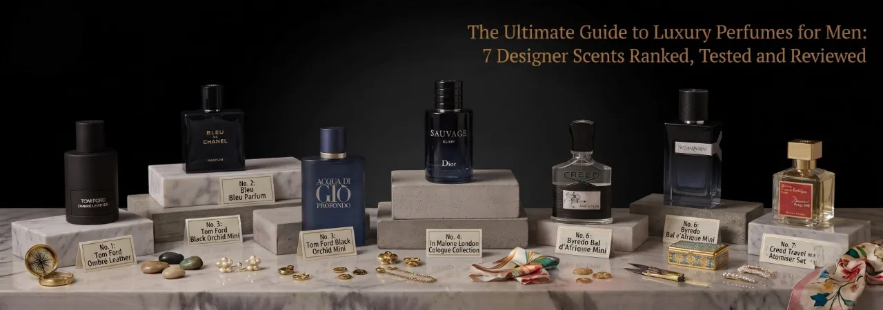 The Ultimate Guide to Luxury Perfumes for Men: 7 Designer Scents Ranked , Tested and Reviewed