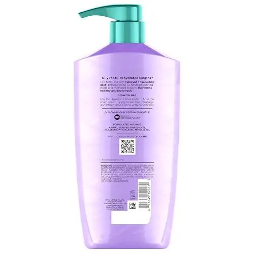 L'Oreal Paris Elvive Hyaluron + Pure 72H Purifying Shampoo