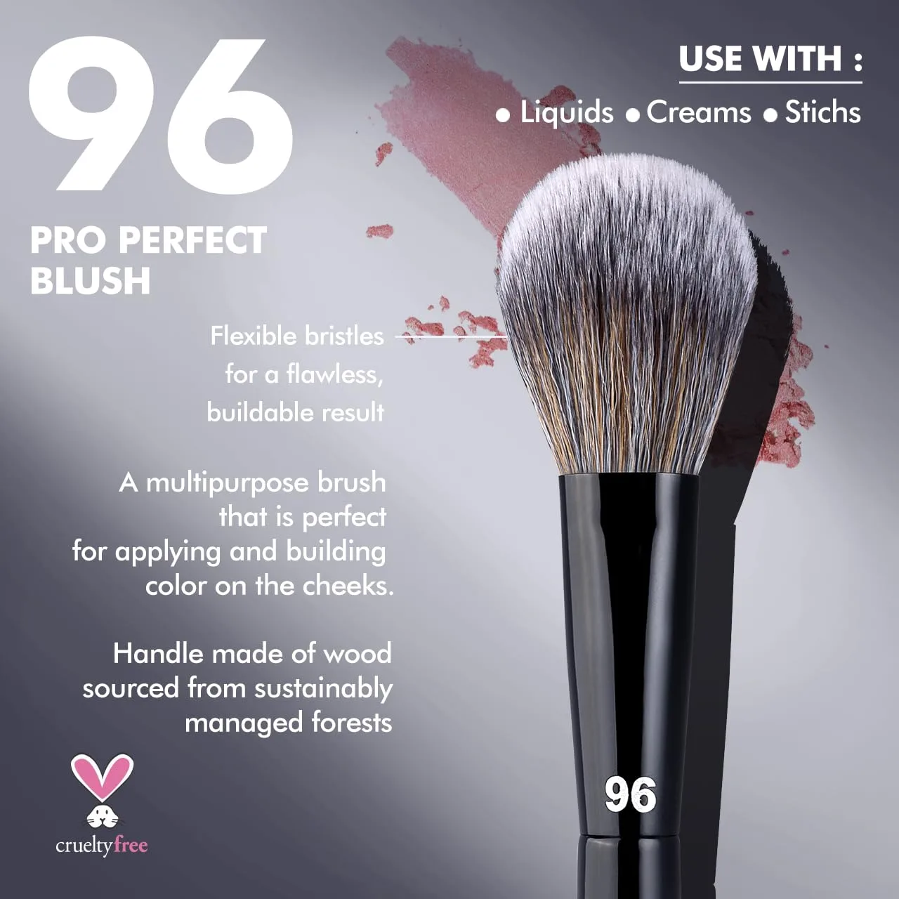 PRO Perfect Blush Makeup Brush 96