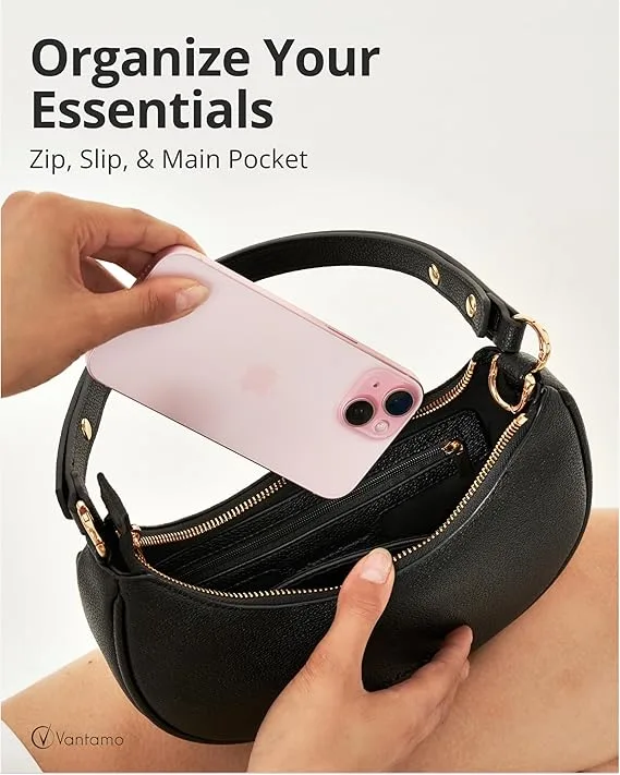 Vantamo Crescent Bag with RFID Protection