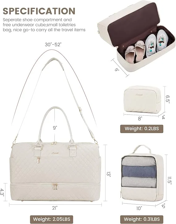 LOVEVOOK Travel Duffle Bag for Women