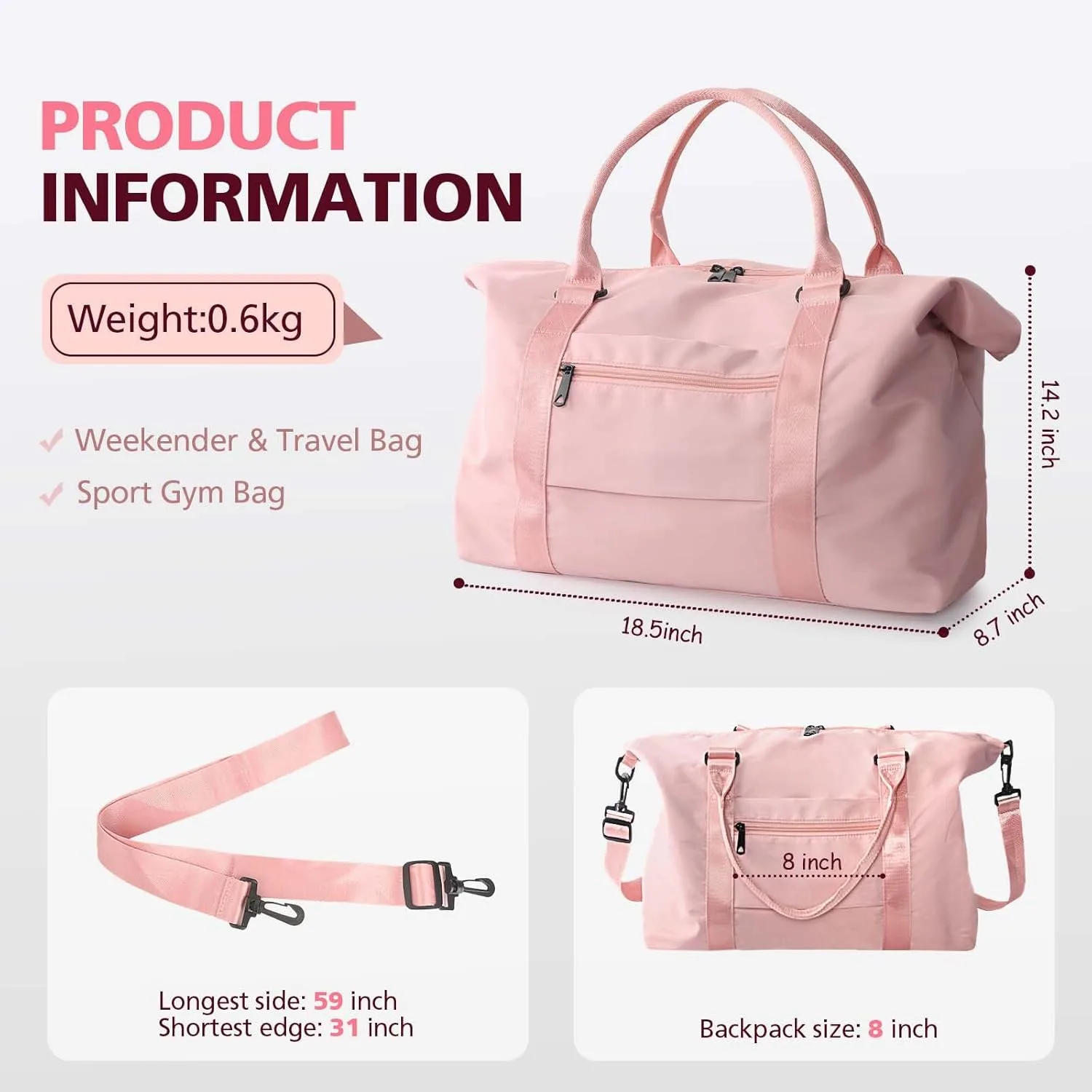 TOPBAG Travel Duffle Bag