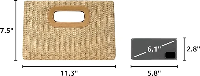Kseymeir Top Handle Clutch Handbags