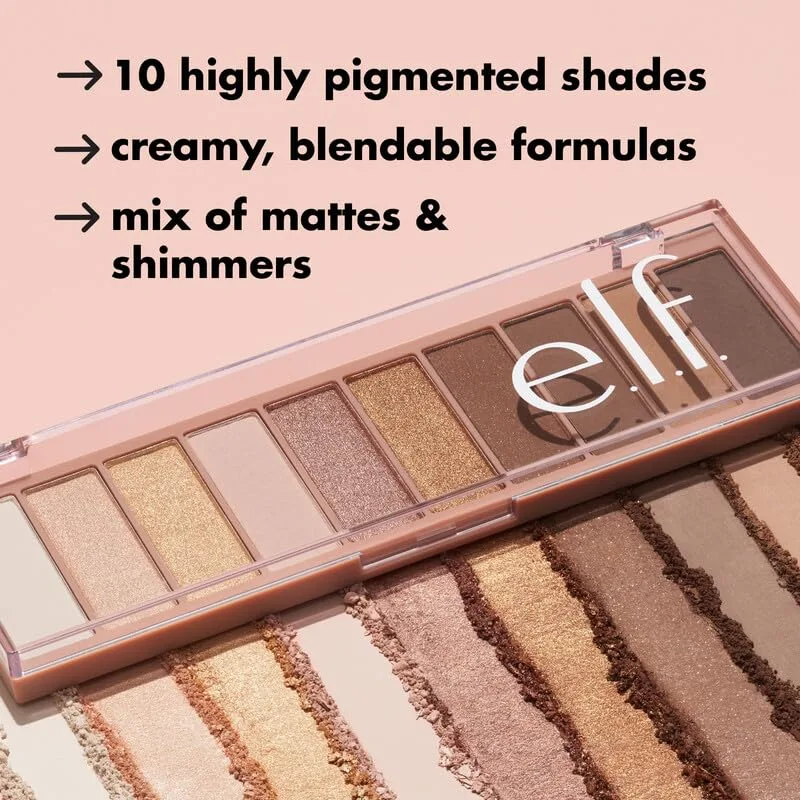 e.l.f. Perfect 10 Eyeshadow Palette Nude Mood