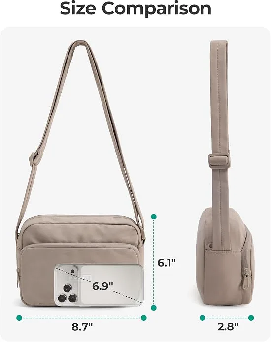 BAGSMART Foldable Crossbody Travel Purse