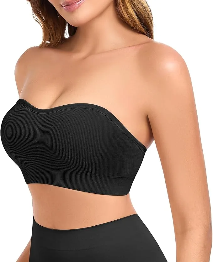 Finduself Strapless Padded Bandeau
