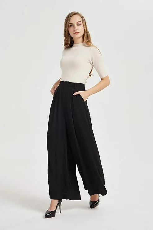 Tronjori High Waist Palazzo Pants