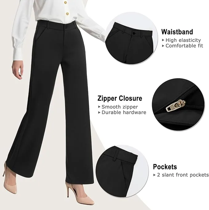iChosy Wide Straight Leg Trousers