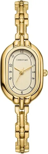 CHEETAH Women's Gold Dainty Bangle Watch Small Bracelet Easy Read Dial