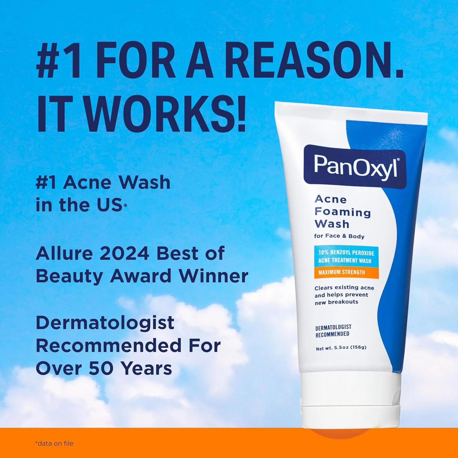 PanOxyl 10% Benzoyl Peroxide Acne Foaming Wash