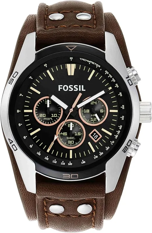 Fossil Men's Coachman Leather Watch