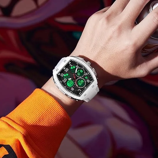 findtime Digital Analog Dual Time Watch