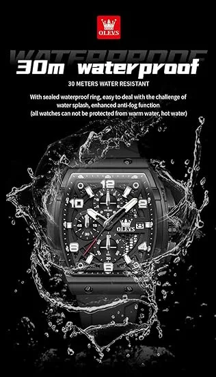 OLEVS Stylish Chronograph Waterproof Watch