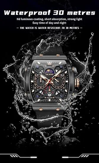 OLEVS Automatic Square Watch