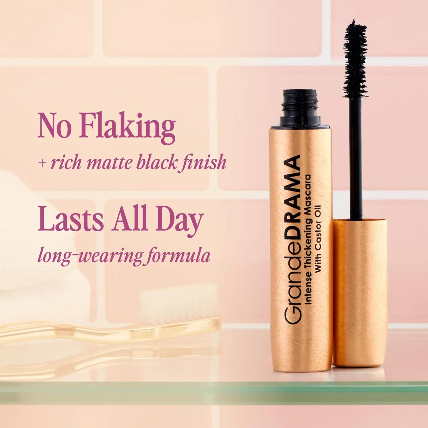 Grande Cosmetics GrandeDRAMA Intense Thickening Black Mascara