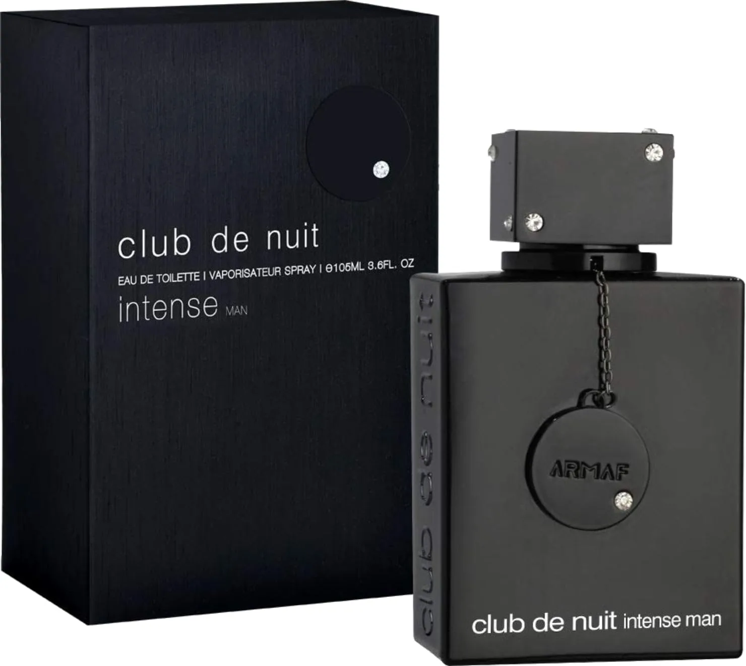 ARMAF club de nuit intense Man EDT Men, Black, 3.6 Fl Oz