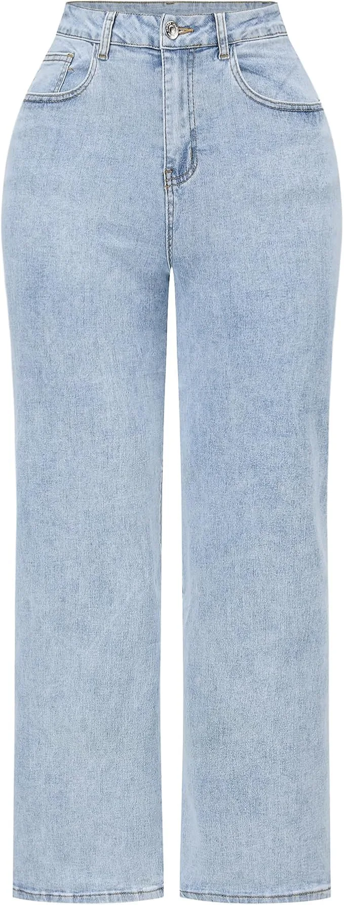 THUNDER STAR Wide Leg Jeans