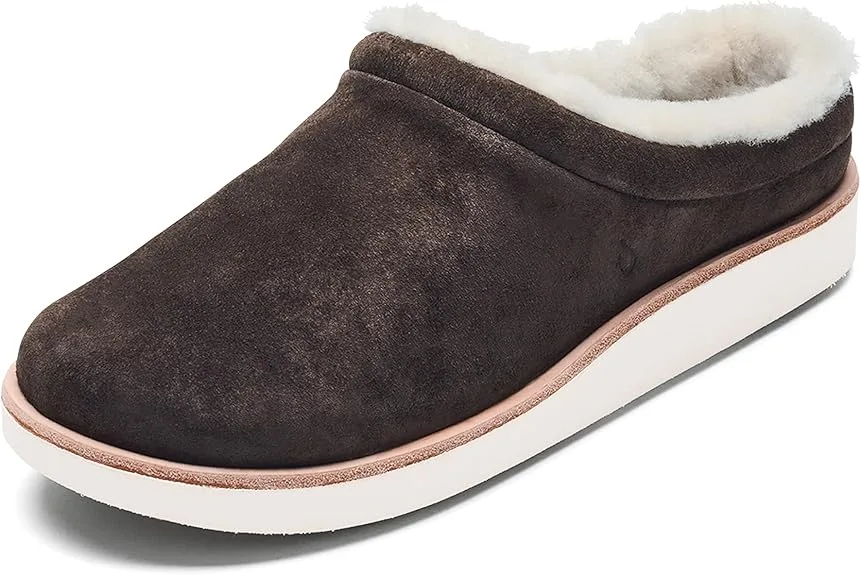 OluKai Mani Women's Leather Mule Slippers
