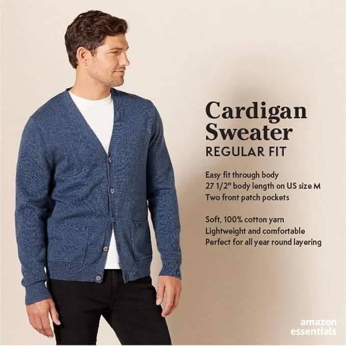 Amazon Essentials Cotton Cardigan