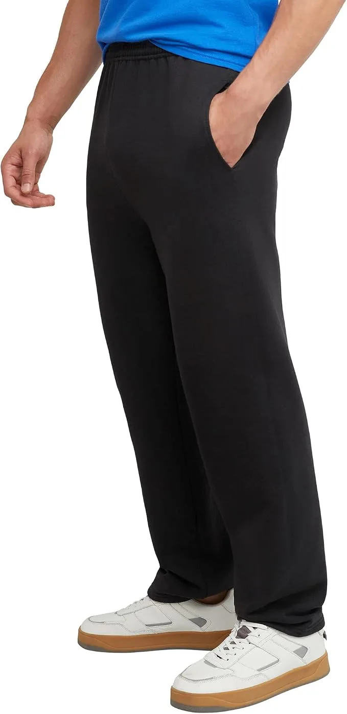 Hanes Men's EcoSmart Sweatpants Open Hem