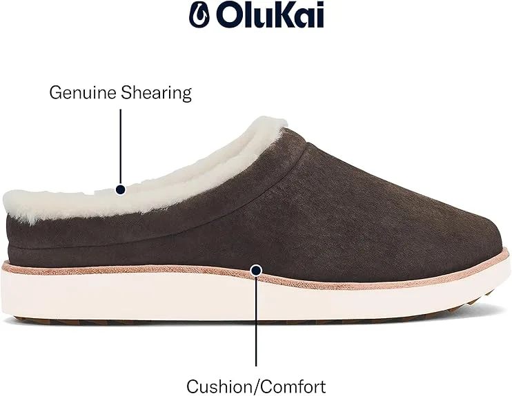 OluKai Mani Women's Leather Mule Slippers