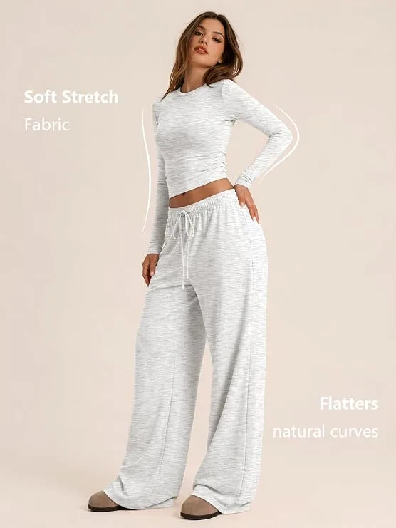 Trendy Queen Side-Ruched Lounge Set