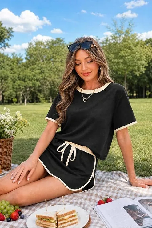 Opemiby 2 Piece Skort Set