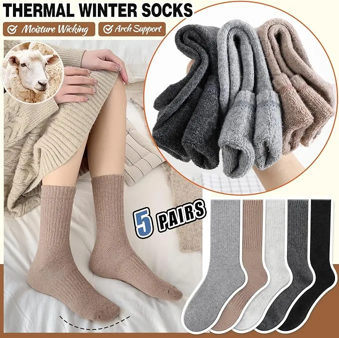 EBMORE Warm Winter Boot Socks