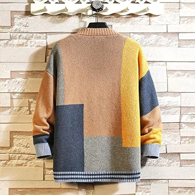 GURUNVANI Colorblock Cardigan