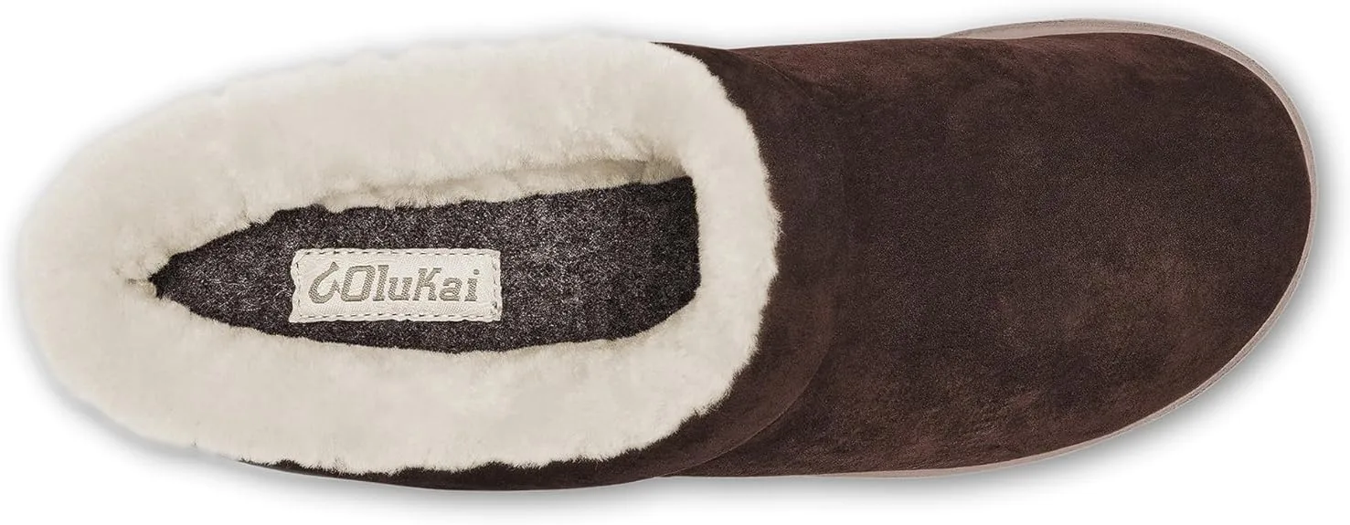 OluKai Mani Women's Leather Mule Slippers