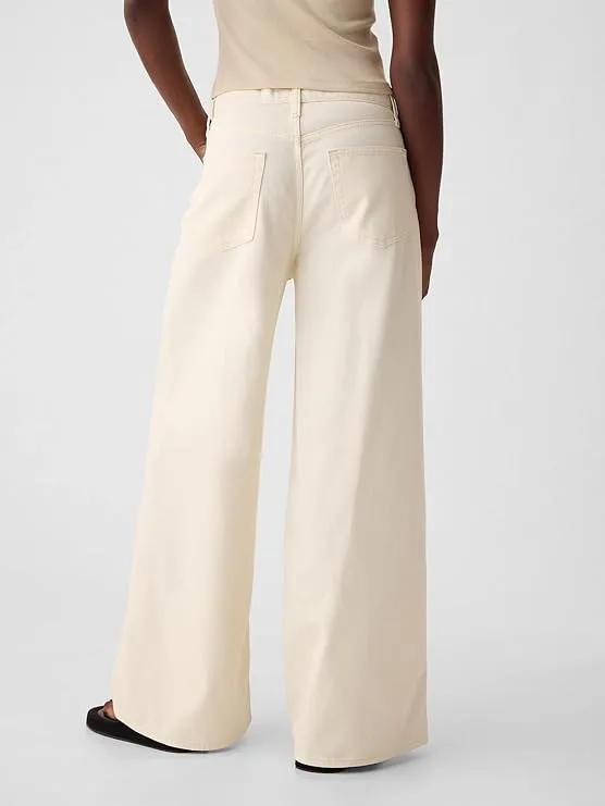 Gap Mid Rise Baggy Denim