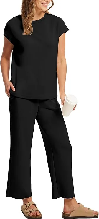 Sampeel Cap Sleeve Lounge Set