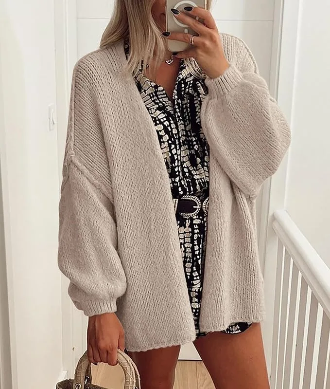 PRETTYGARDEN Oversized Cardigan