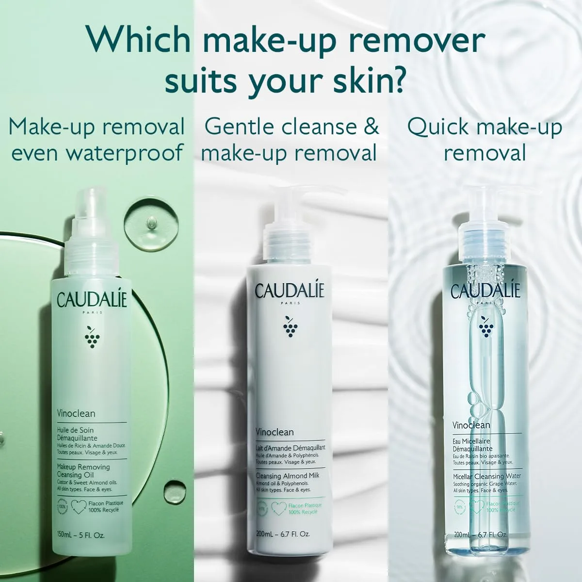 Caudalie Vinoclean Micellar Cleansing Water