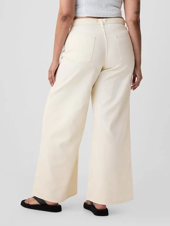 Gap Mid Rise Baggy Denim