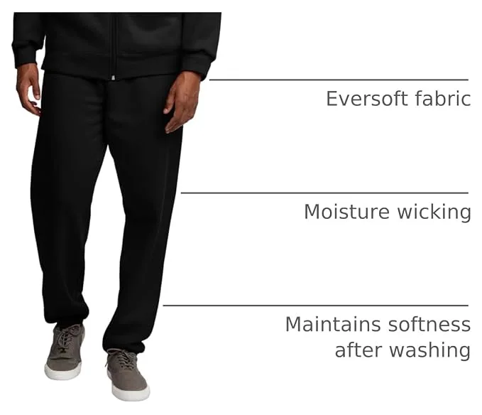 Fruit of the Loom Eversoft Fleece Elastic Bottom Sweatpants