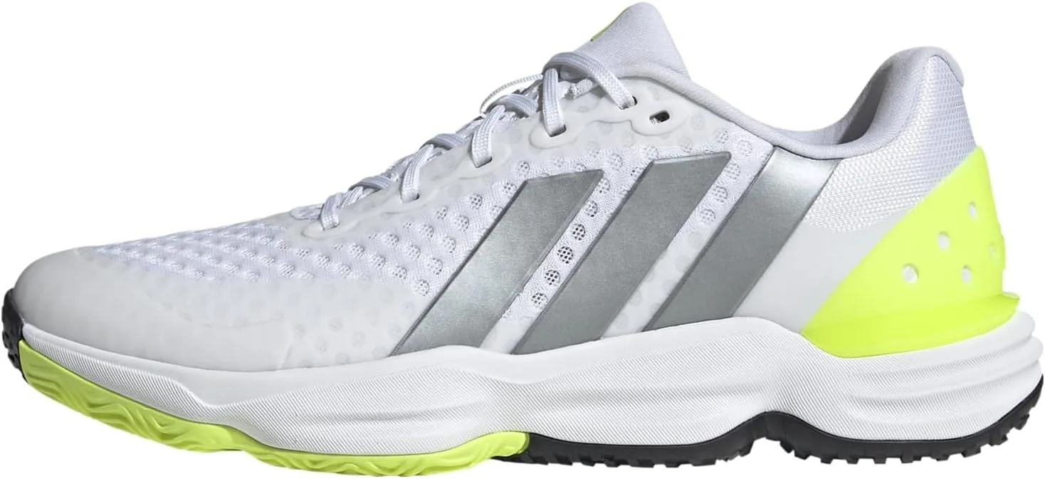 adidas Court Pickleball 2 men sneaker clean white profile with three stripes detail