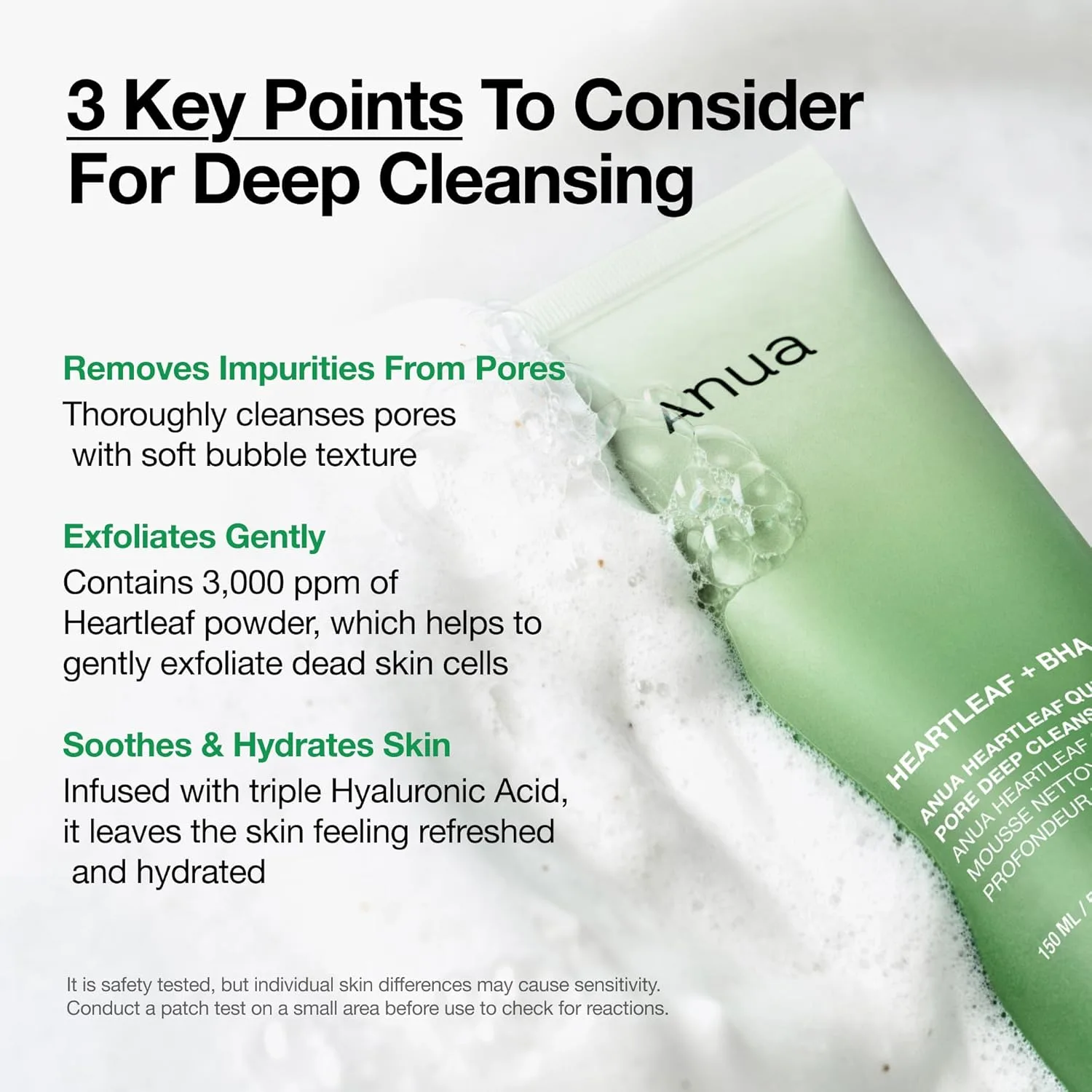Anua Heartleaf Quercetinol Pore Deep Cleansing Foam