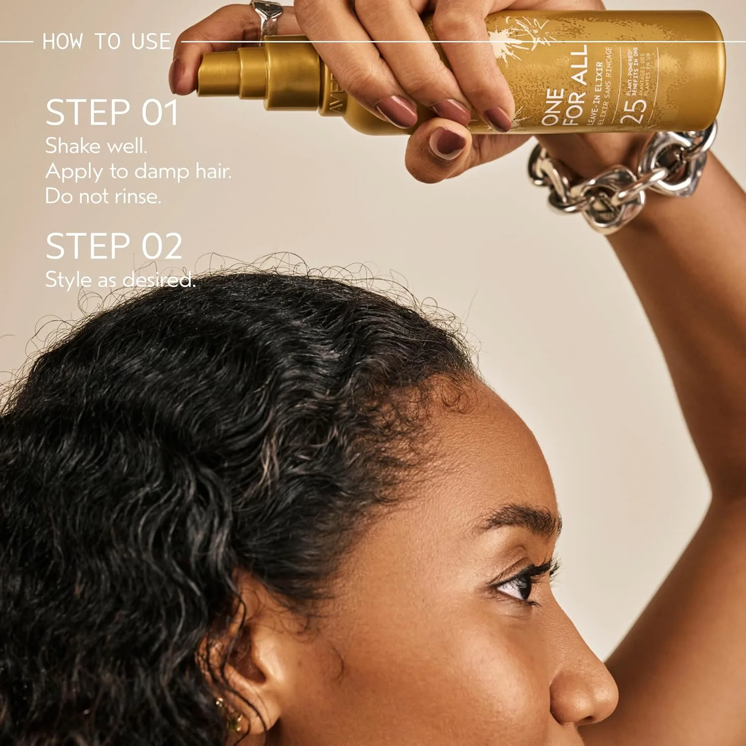 Aveda One For All Leave-In Elixir 25 Benefits Including Hair Hydration