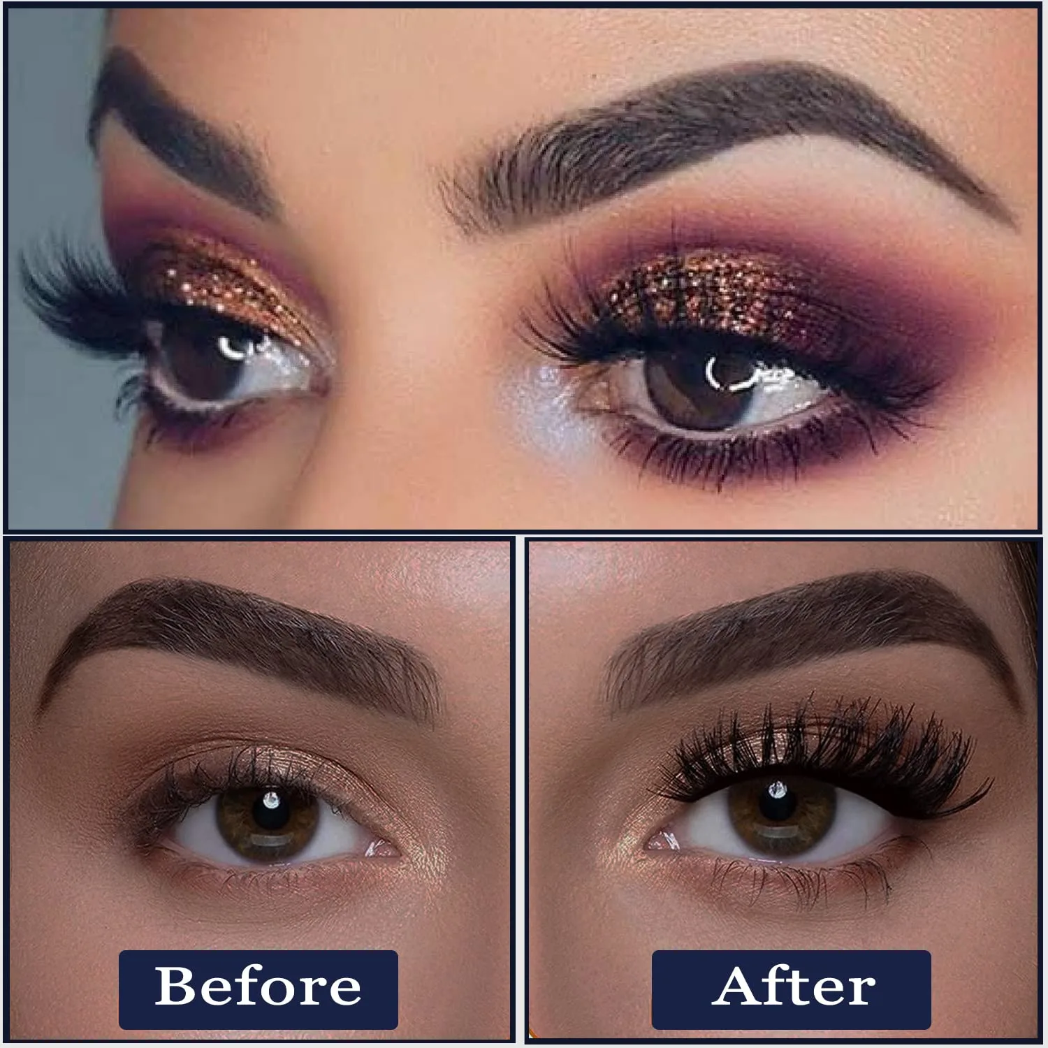 3D Magnetic Eyelashes Kit by 7C SEVENCROWN
