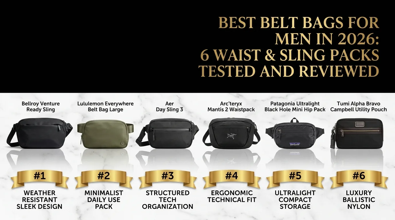 Best Belt Bags for Men in 2026 6 Waist & Sling Packs, Tested and Reviewed