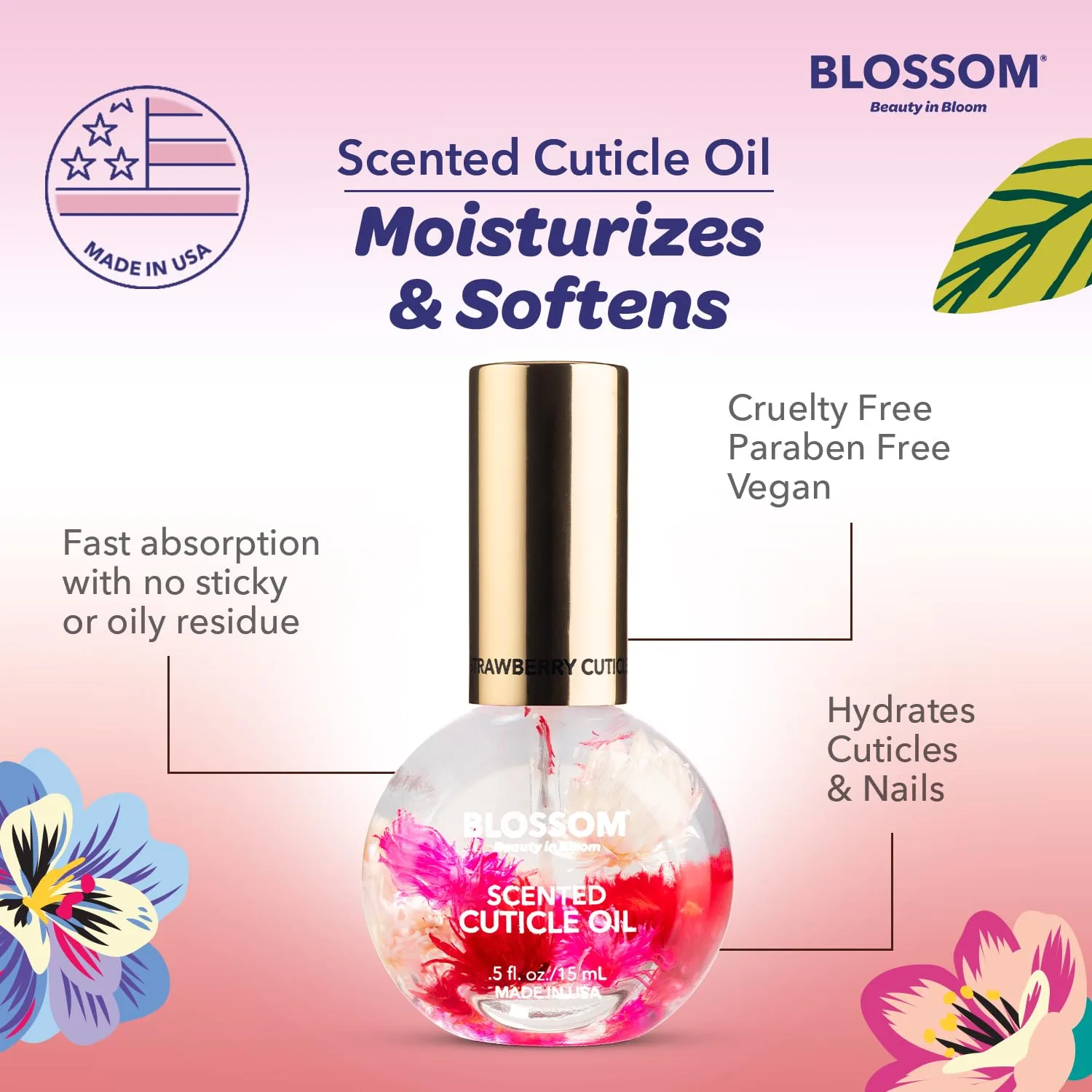 Blossom Cuticle Oil for Nails