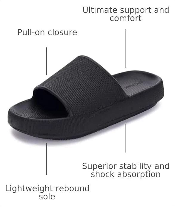 BRONAX Cushioned Thick Sole Pillow Slippers Y10